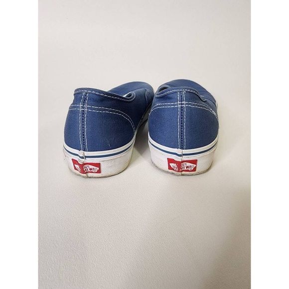 Mens Size 11 Vans Authentic Navy skateboard shoe excellent condition - Picture 5 of 7